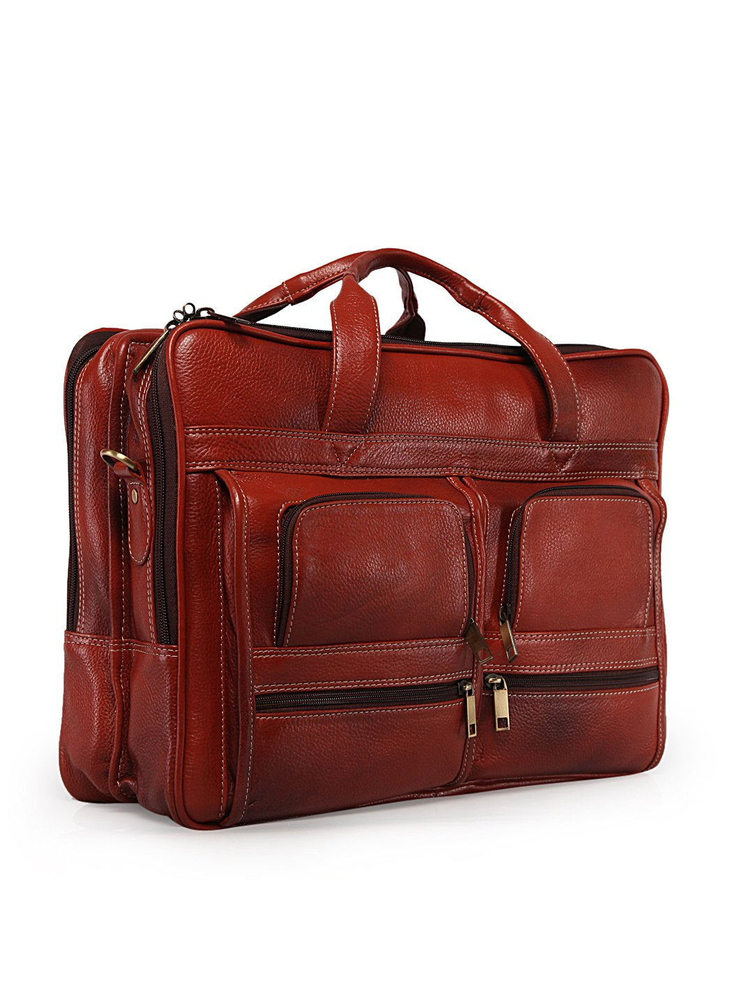 Men’s leather formal office messenger bag