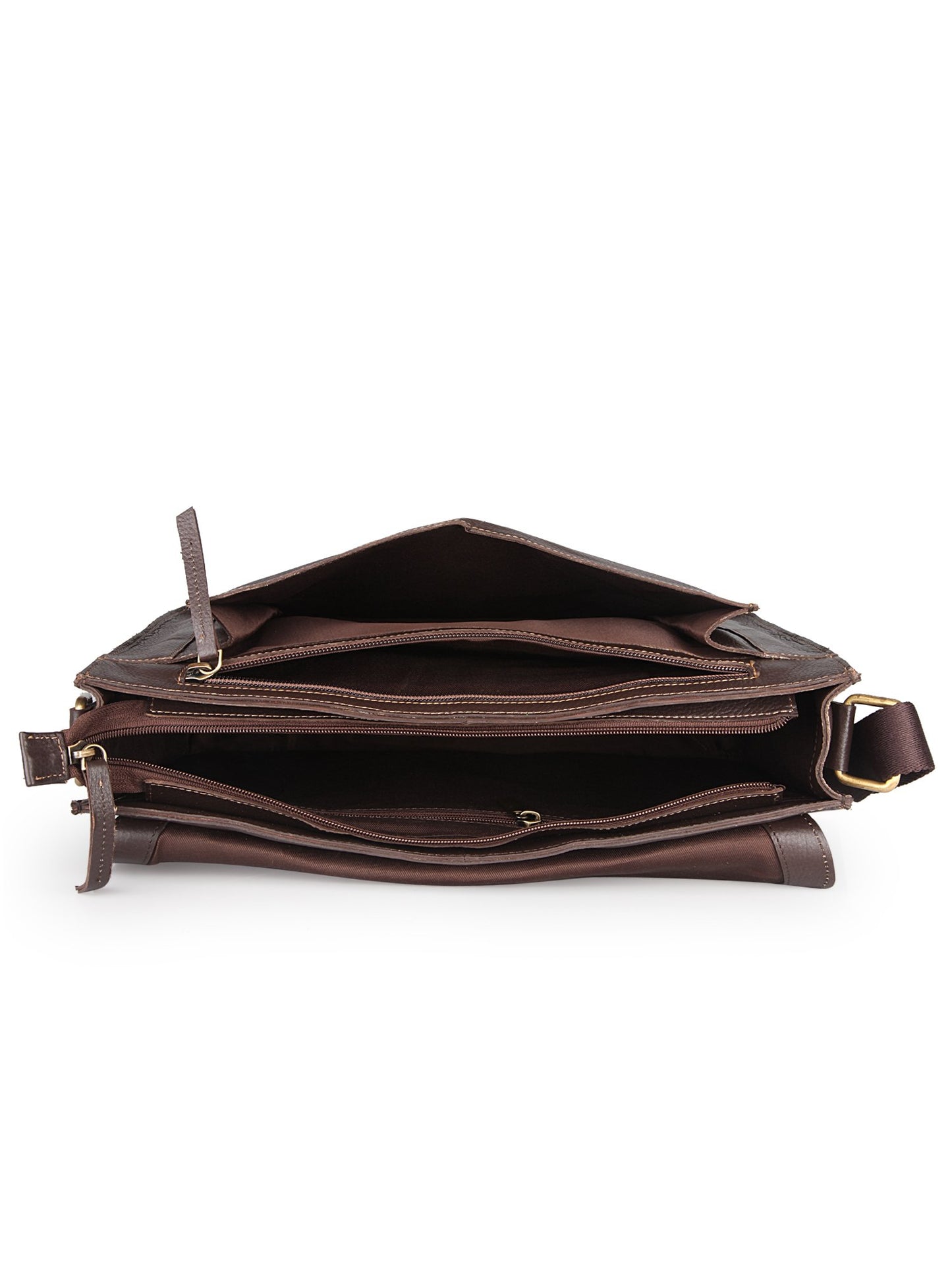 Men's Leather Laptop Messenger Bag