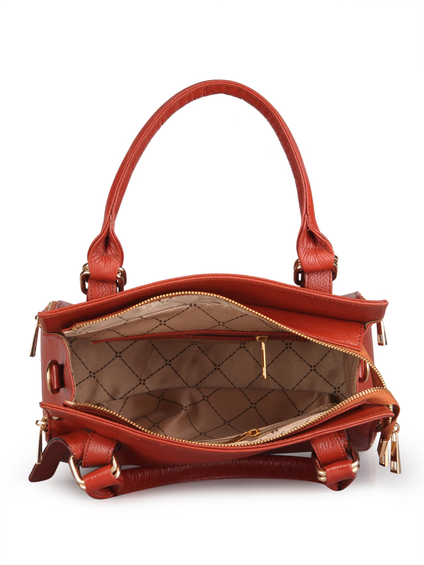 Women's Leather Handbag With Sling Strap