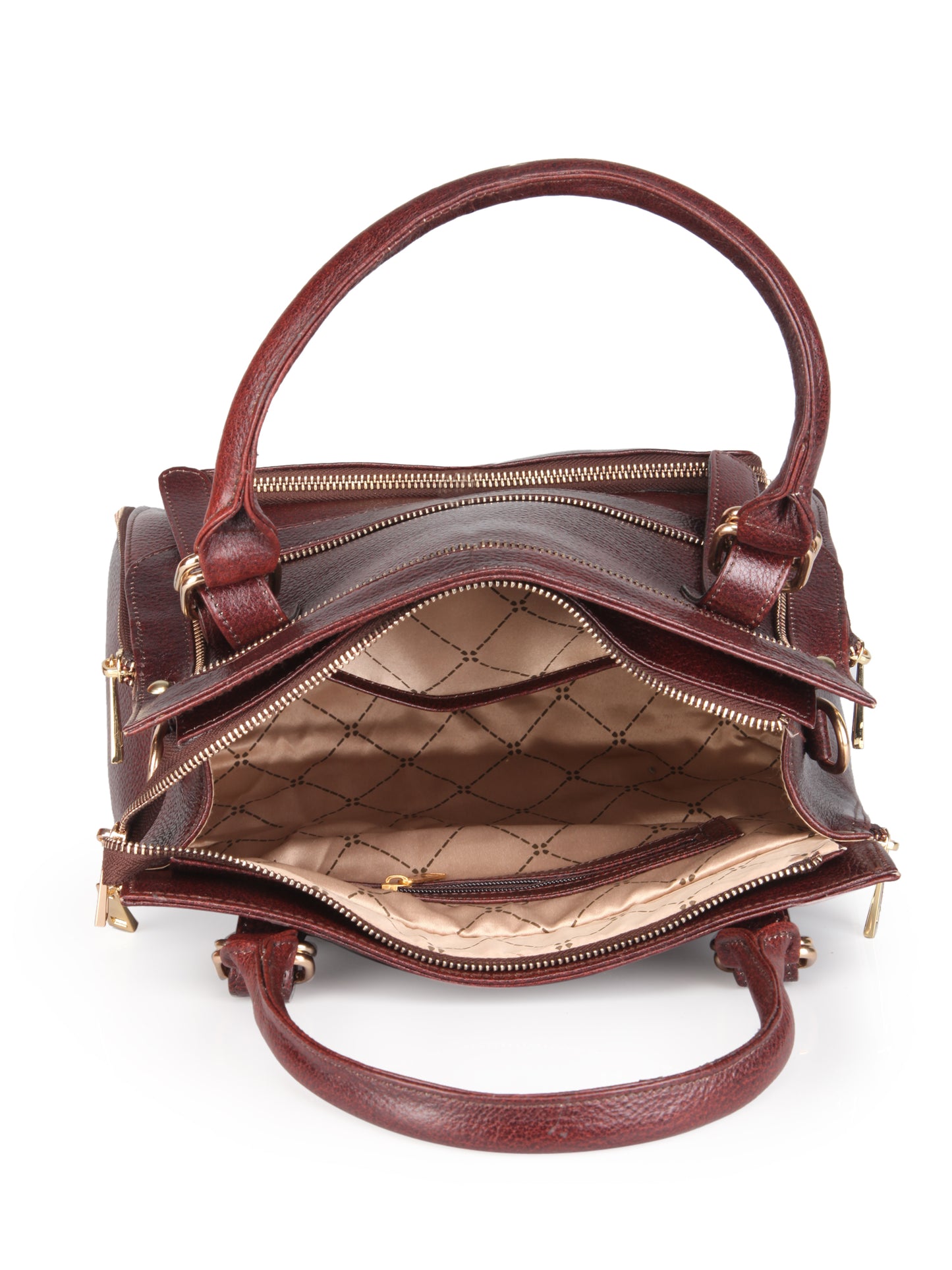 Women's Leather Handbag With Sling Strap
