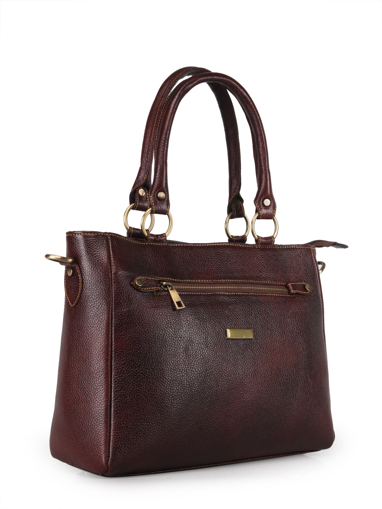 Women's Leather Handbag With Sling Strap