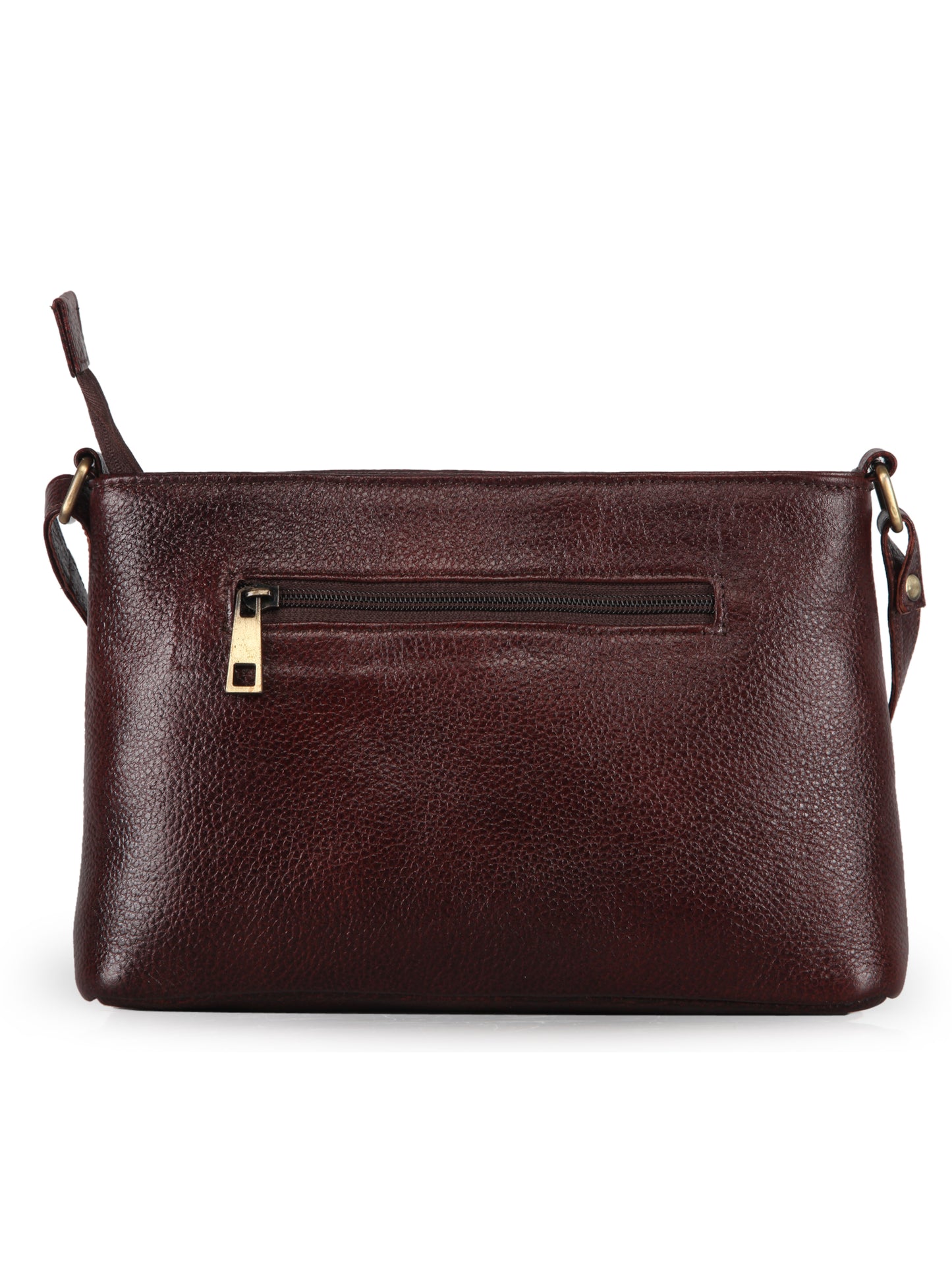 Women's Leather Handbag With Sling Strap