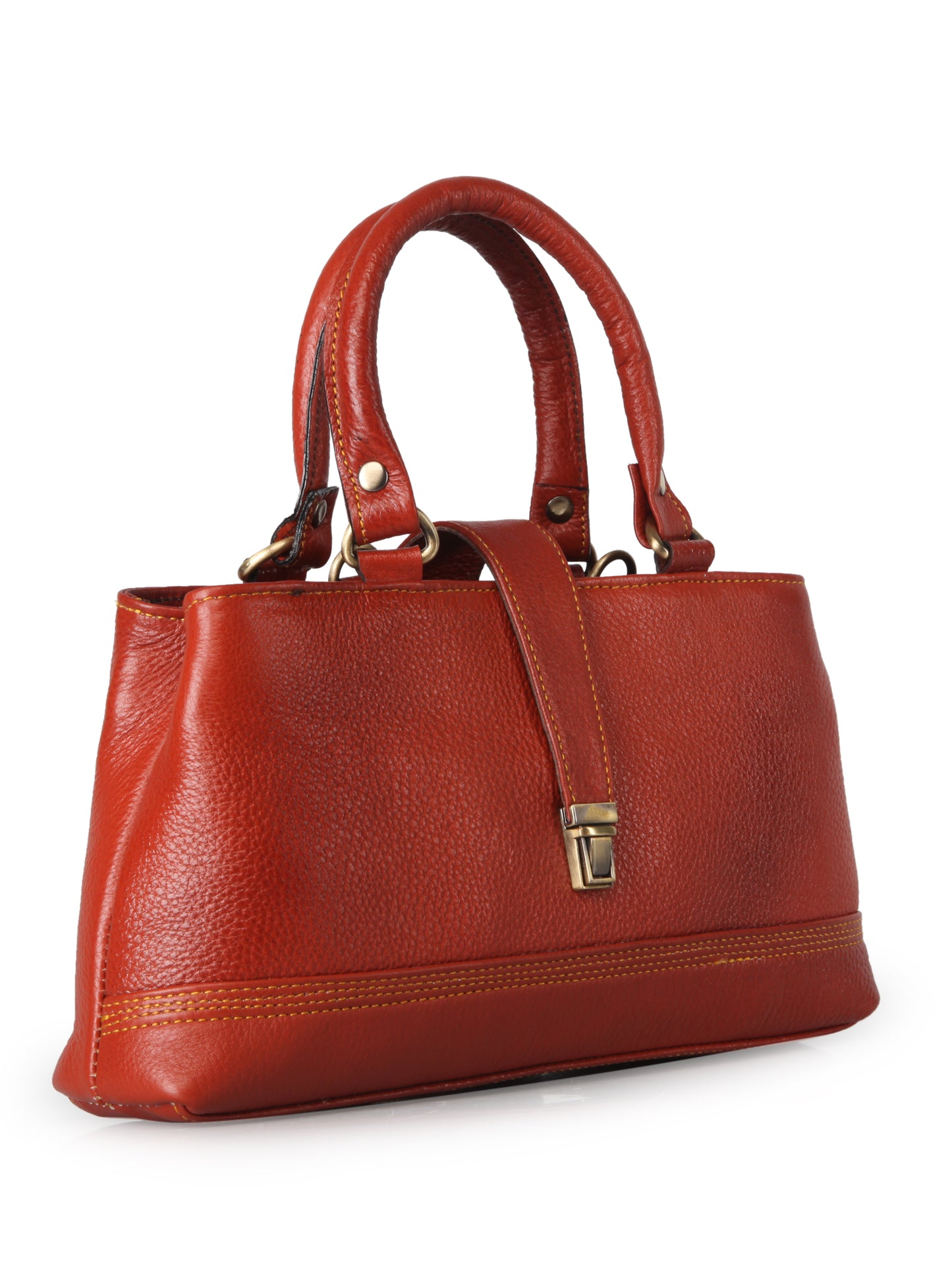 Women's Leather Handbag With Sling Strap