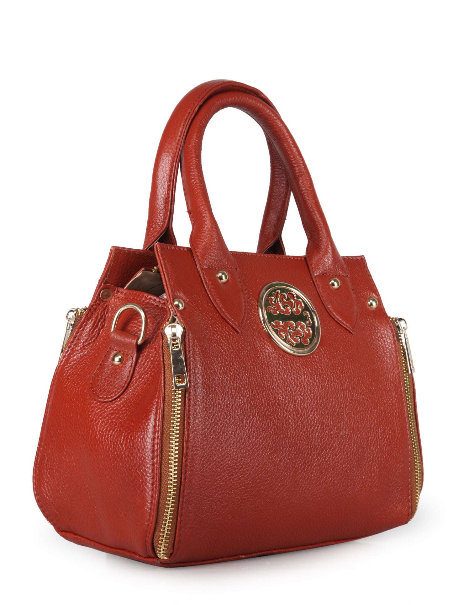 Women's Leather Handbag With Sling Strap