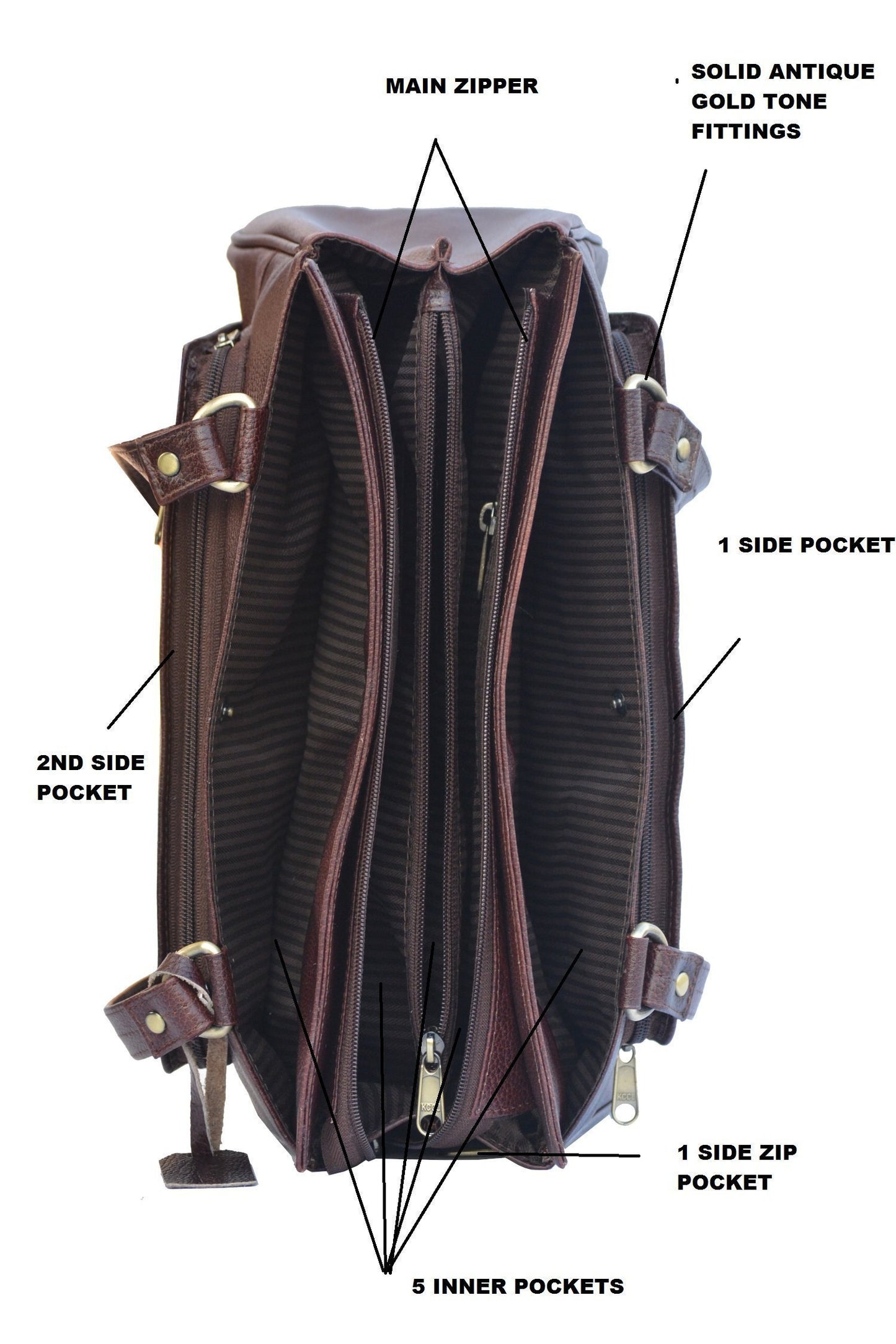 Multipurpose Women's Leather Bag GENWAYNE
