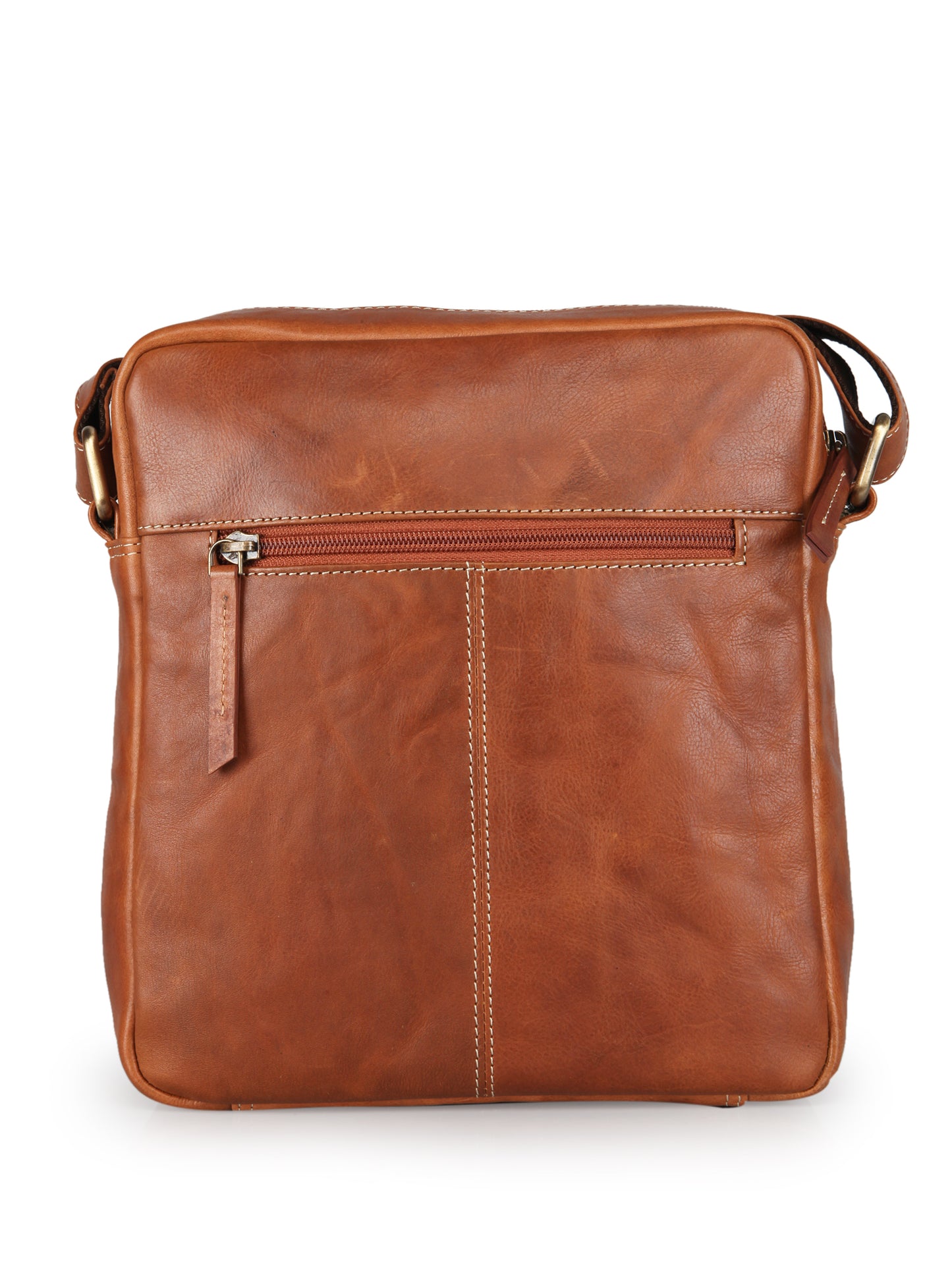 GENWAYNE Men's Leather Messenger Bag