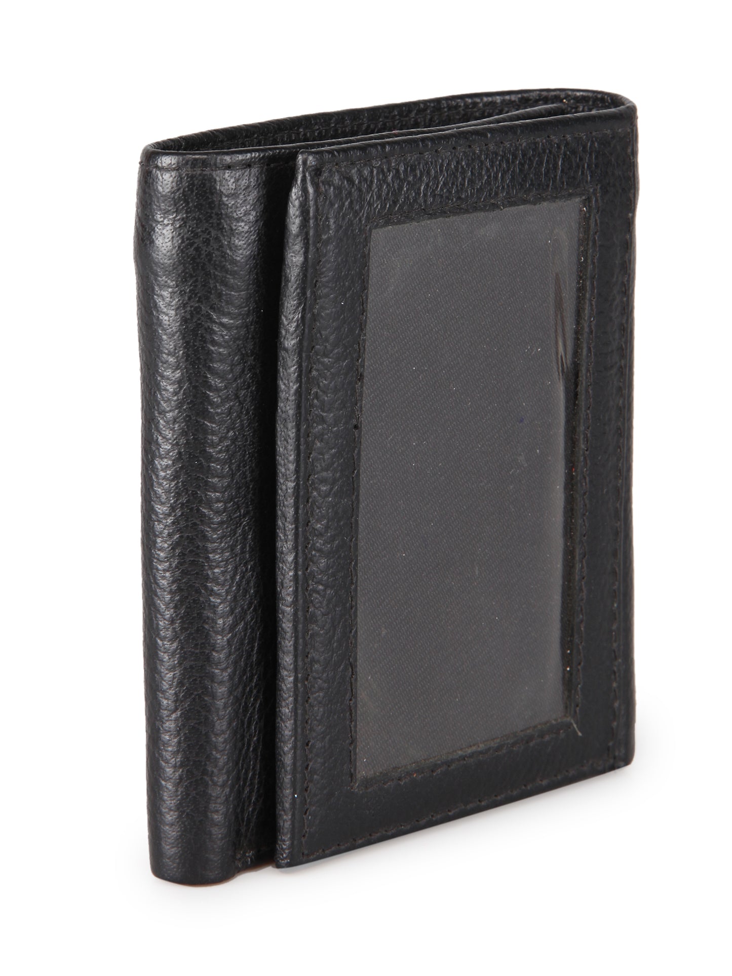 Genwayne Men's Leather Two Fold Wallet