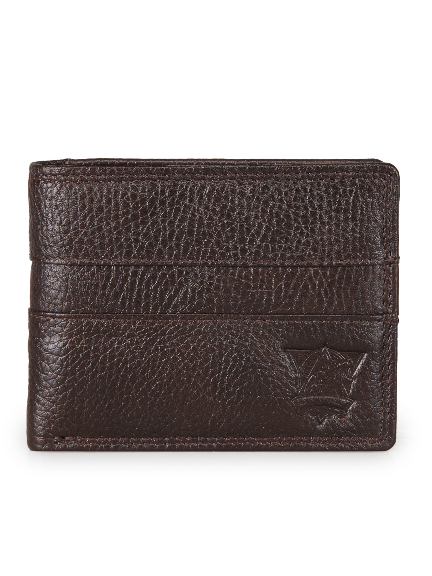 Genwayne Men's Leather Two Fold Wallet with RFID Blocking