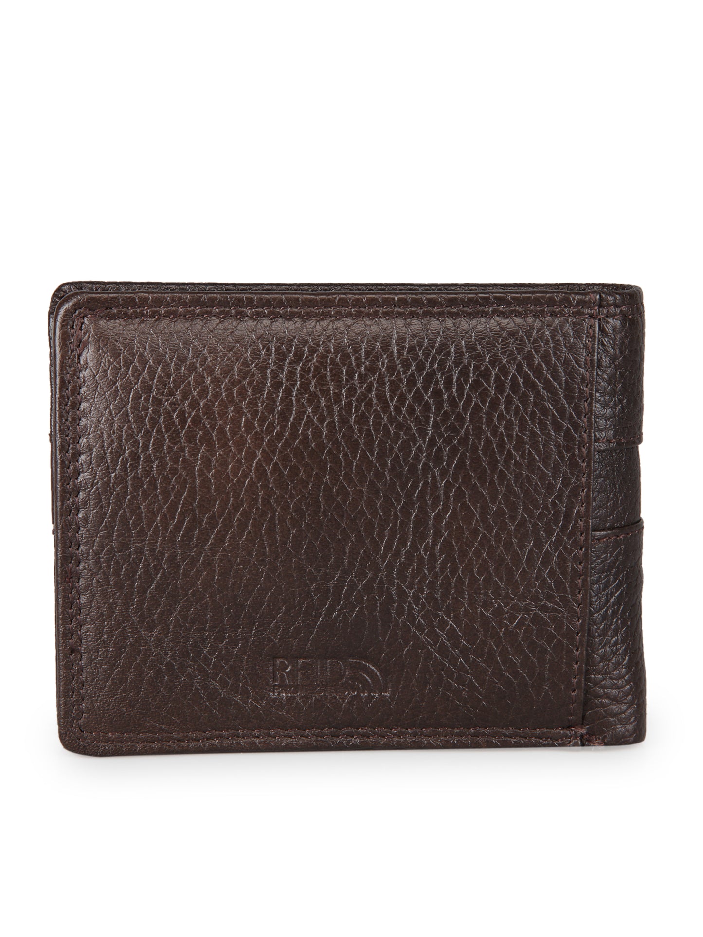 Genwayne Men's Leather Two Fold Wallet with RFID Blocking