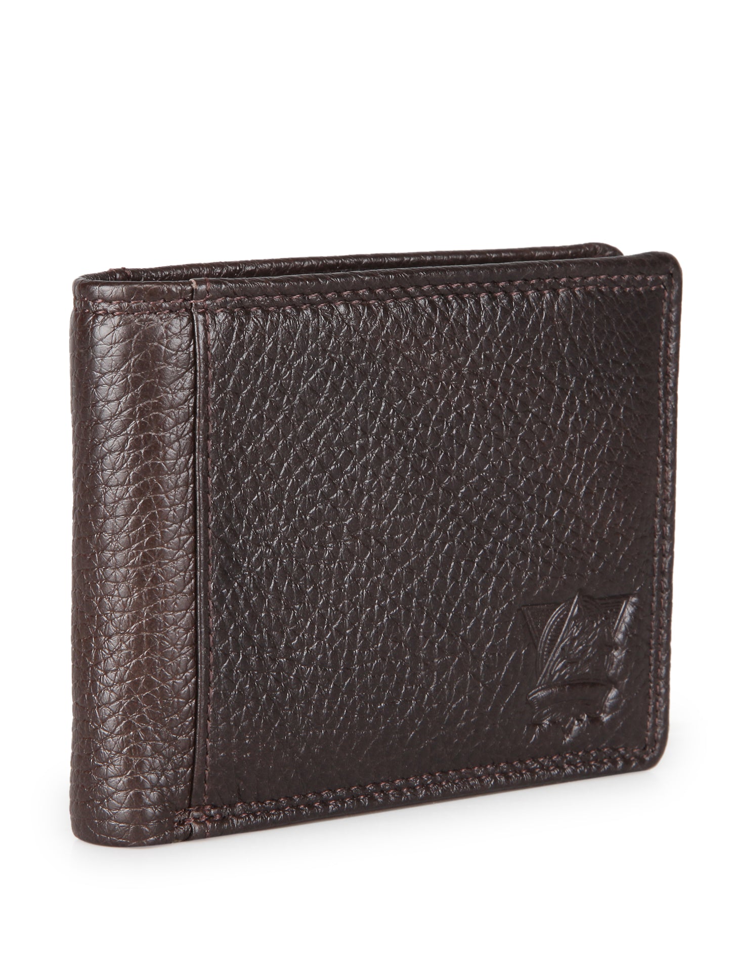 Genwayne Men's Leather Two Fold Wallet with RFID Blocking