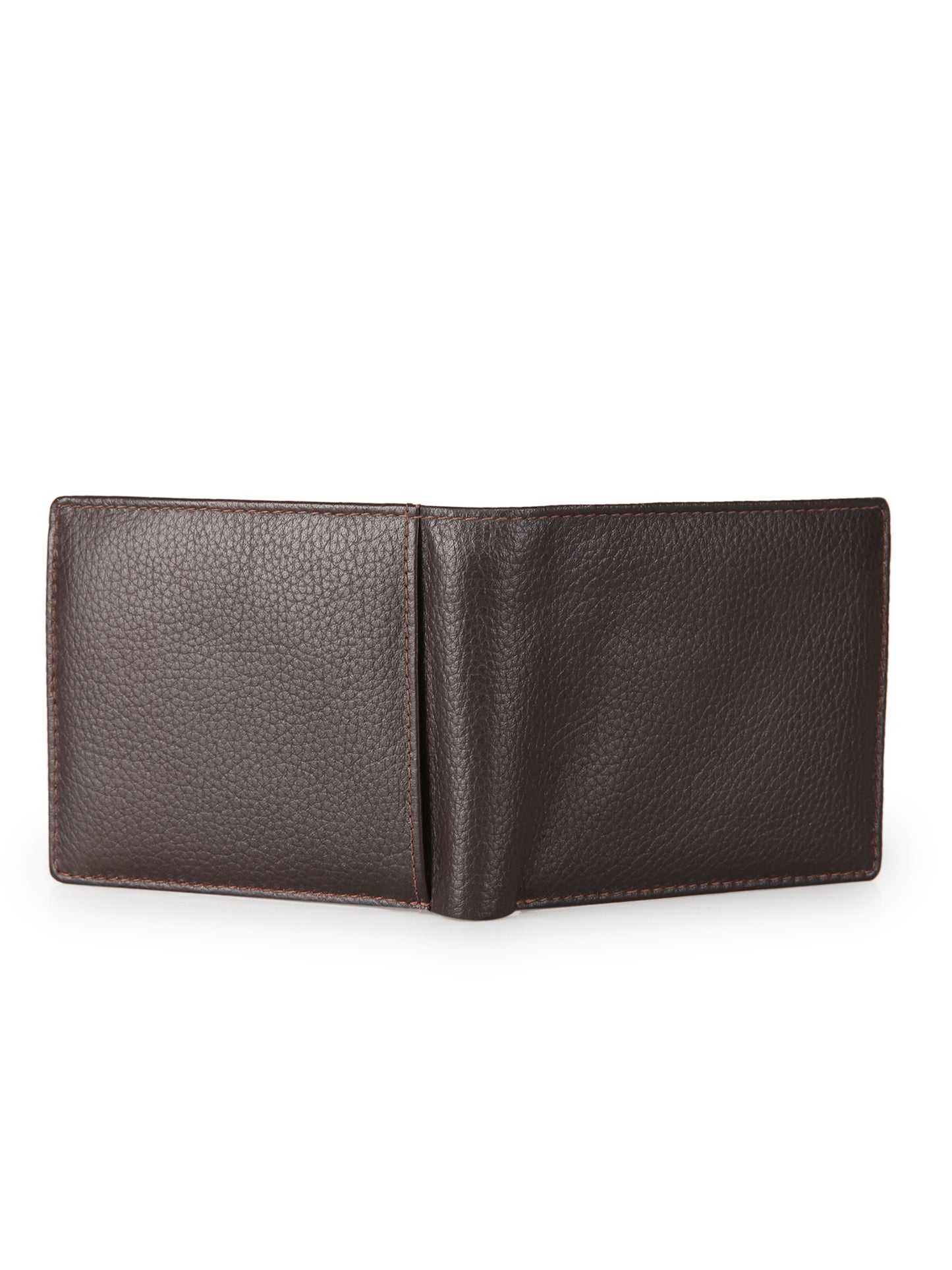 Genwayne Men's Leather Two Fold Wallet