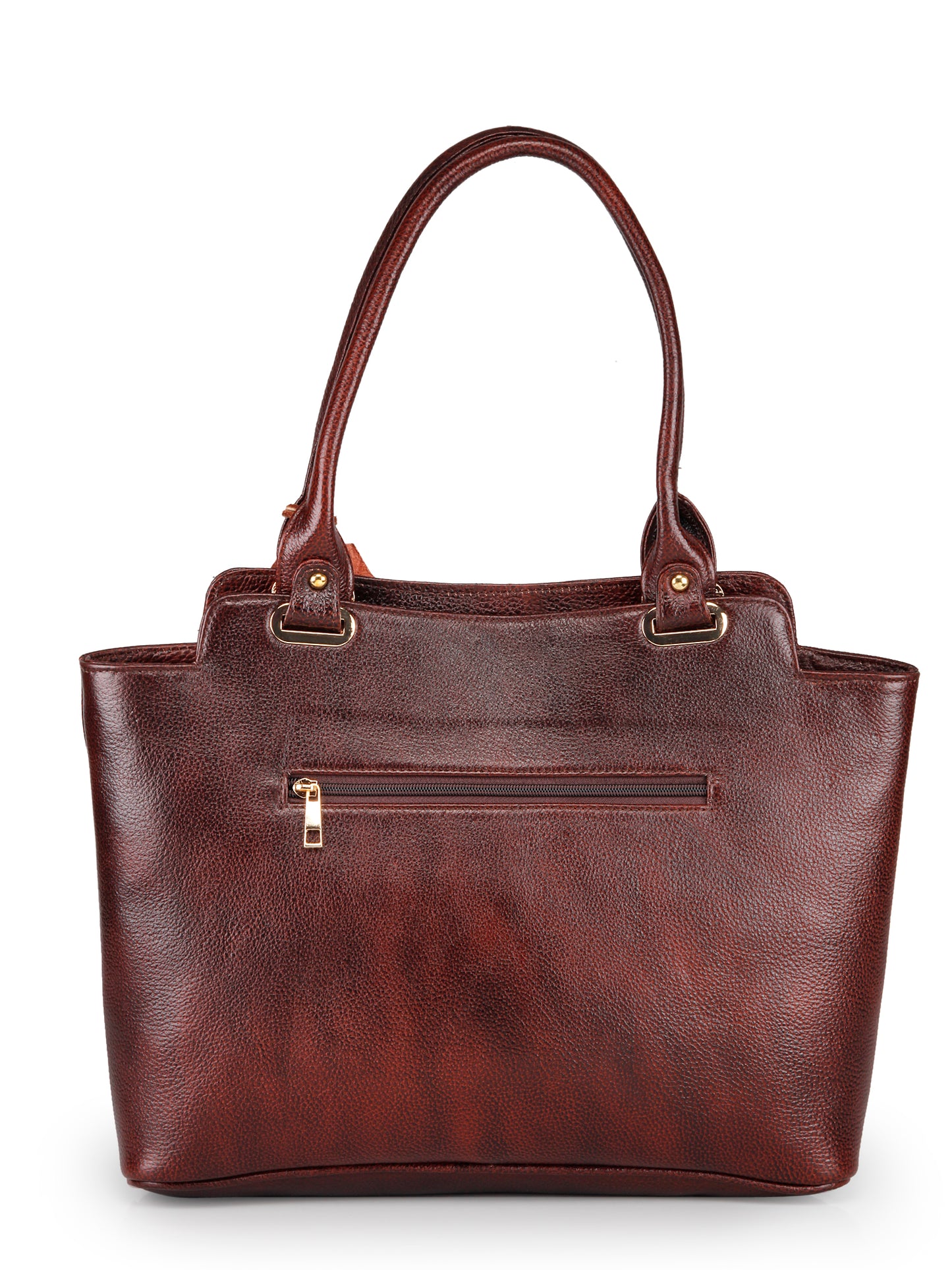 GENWAYNE-Women's-Brown-Leather-Hand-Bag