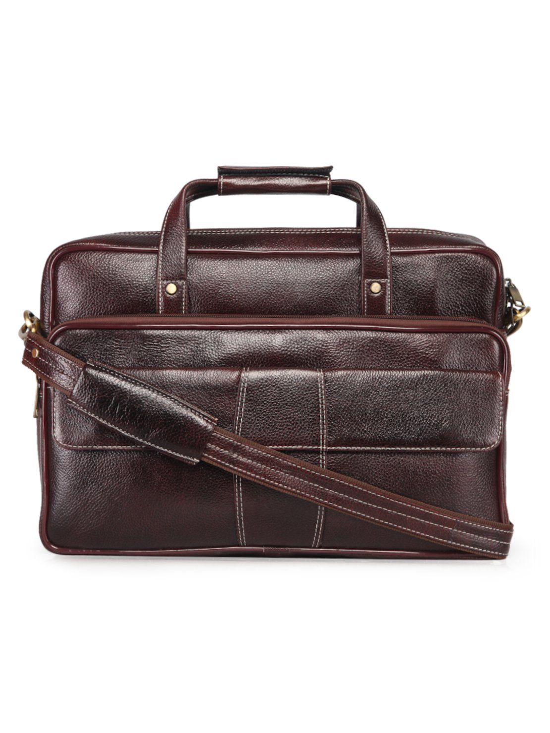 GenWayne Men's Leather Laptop Bag