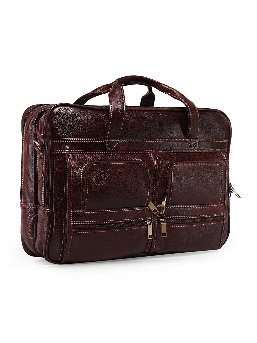 Men’s leather formal office messenger bag