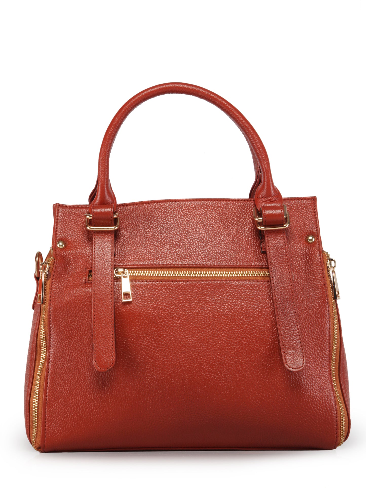 Women's Leather Handbag With Sling Strap