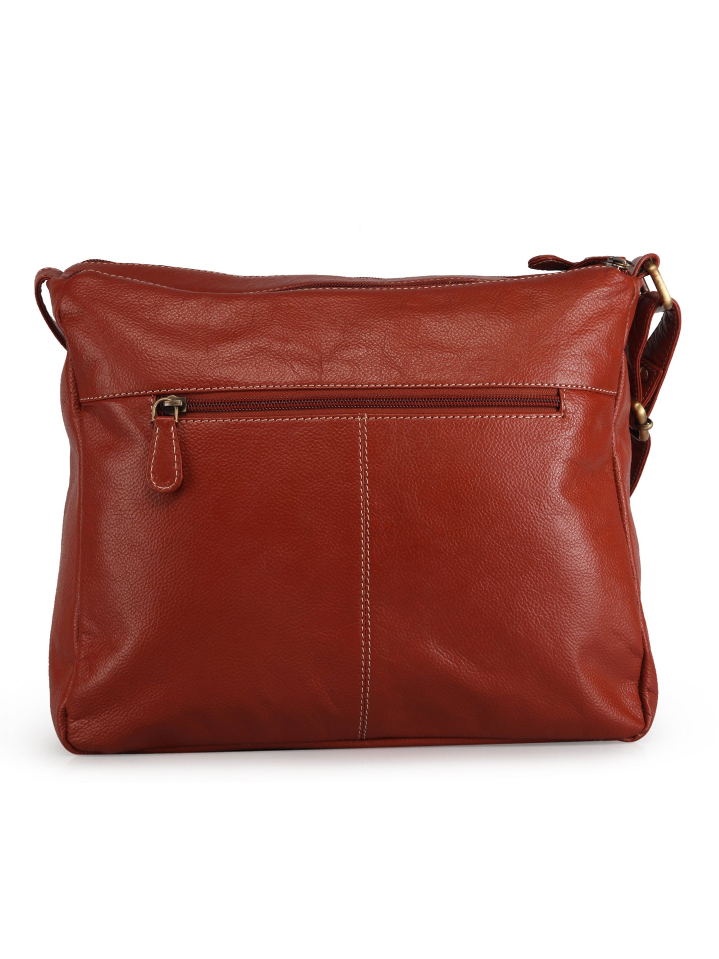 Women's Leather Handbag With Sling Strap