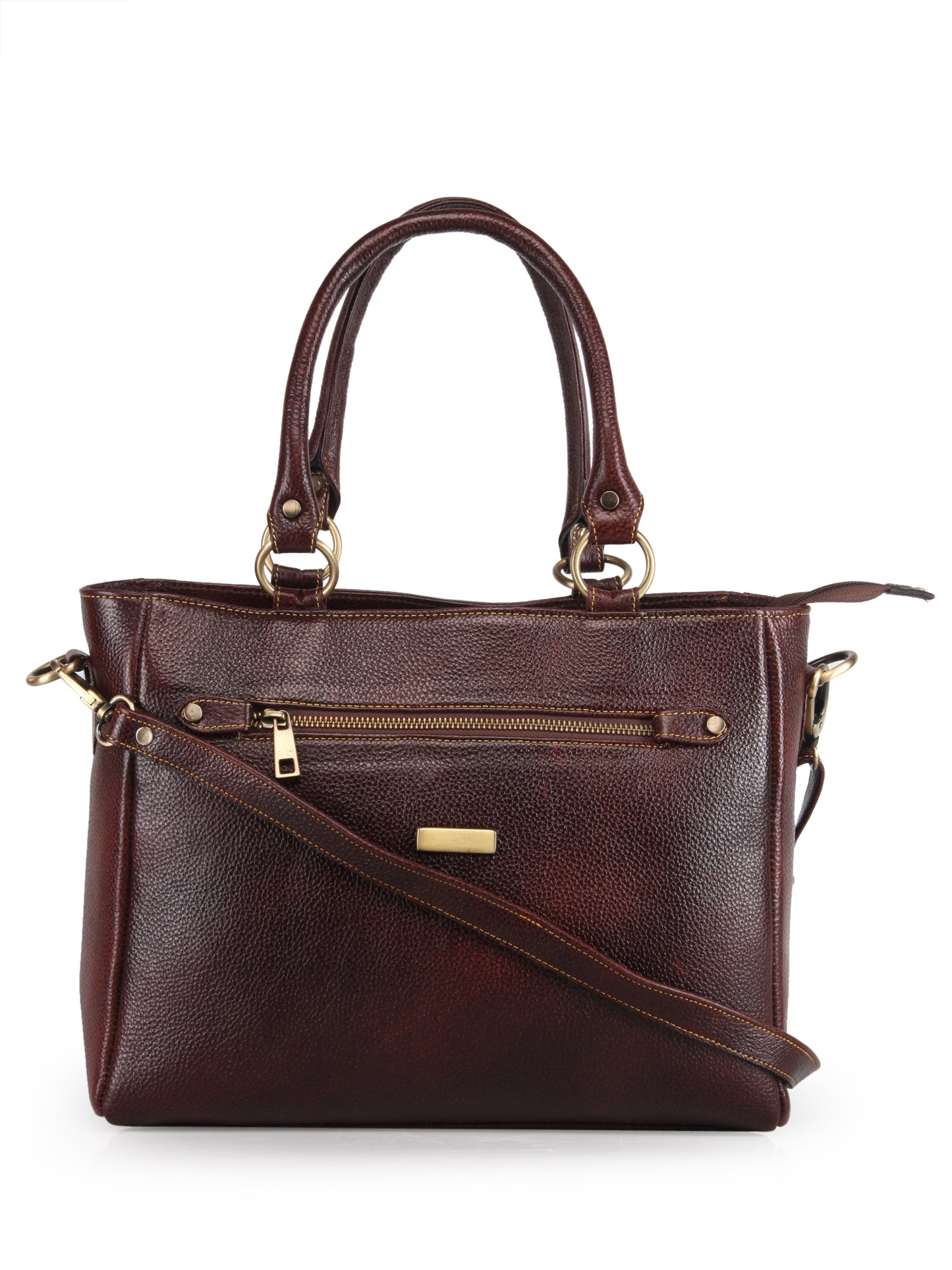 Women's leather handbag with Sling