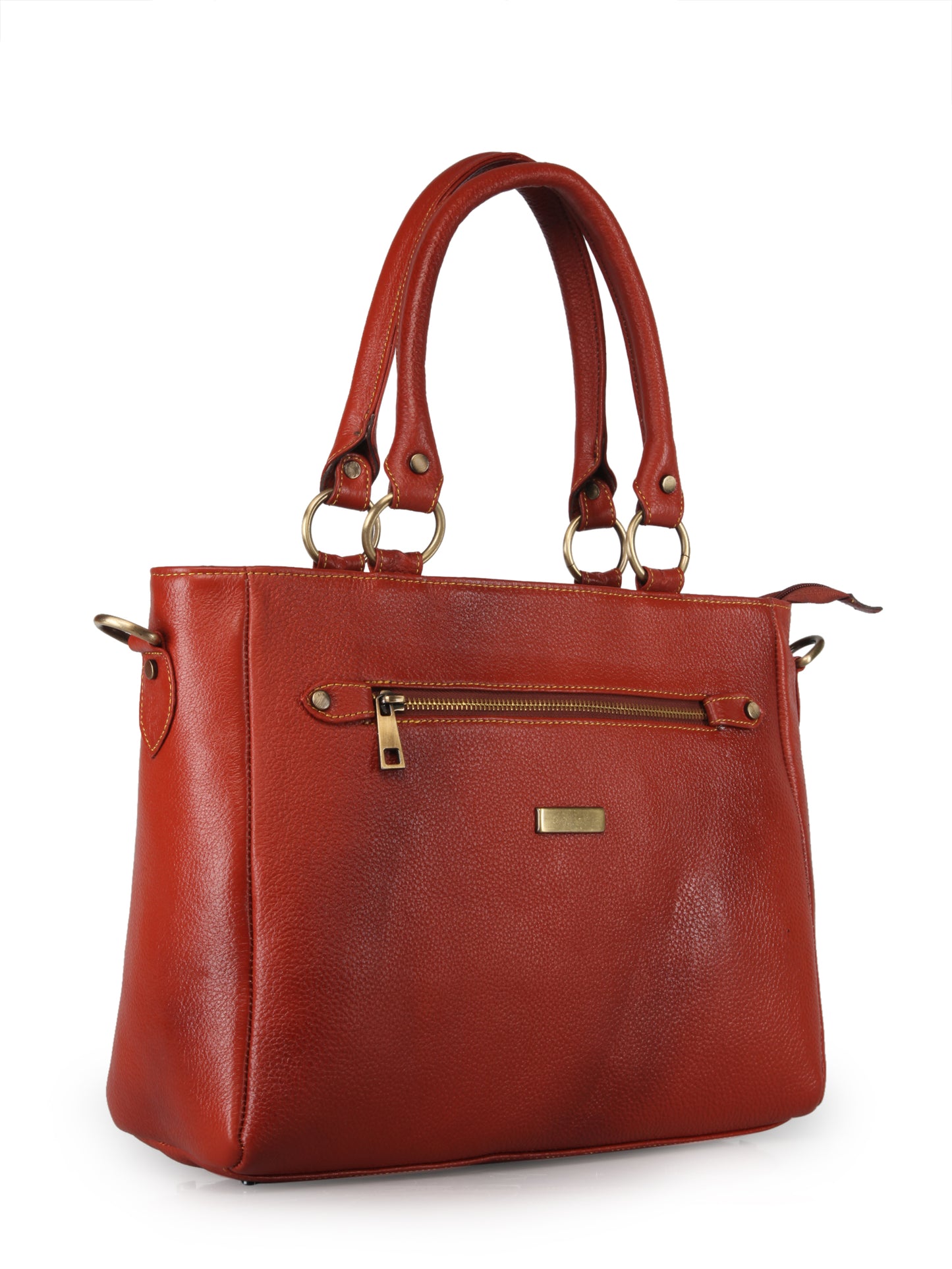 Women's Leather Handbag With Sling Strap