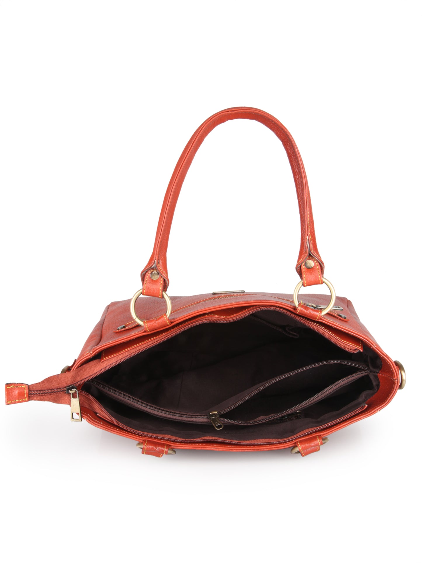 Women's Leather Handbag With Sling Strap