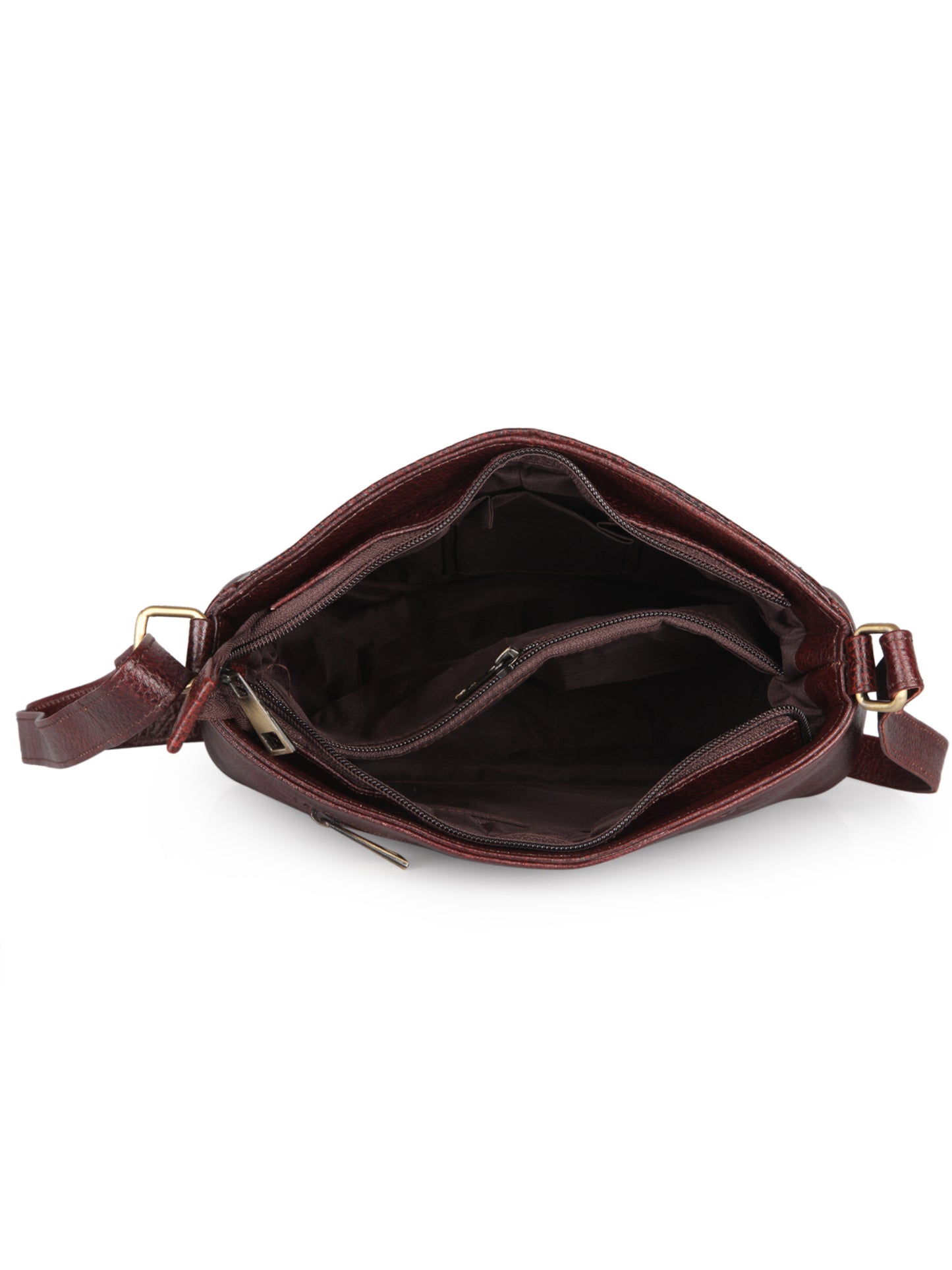 Women's Leather Handbag With Sling Strap