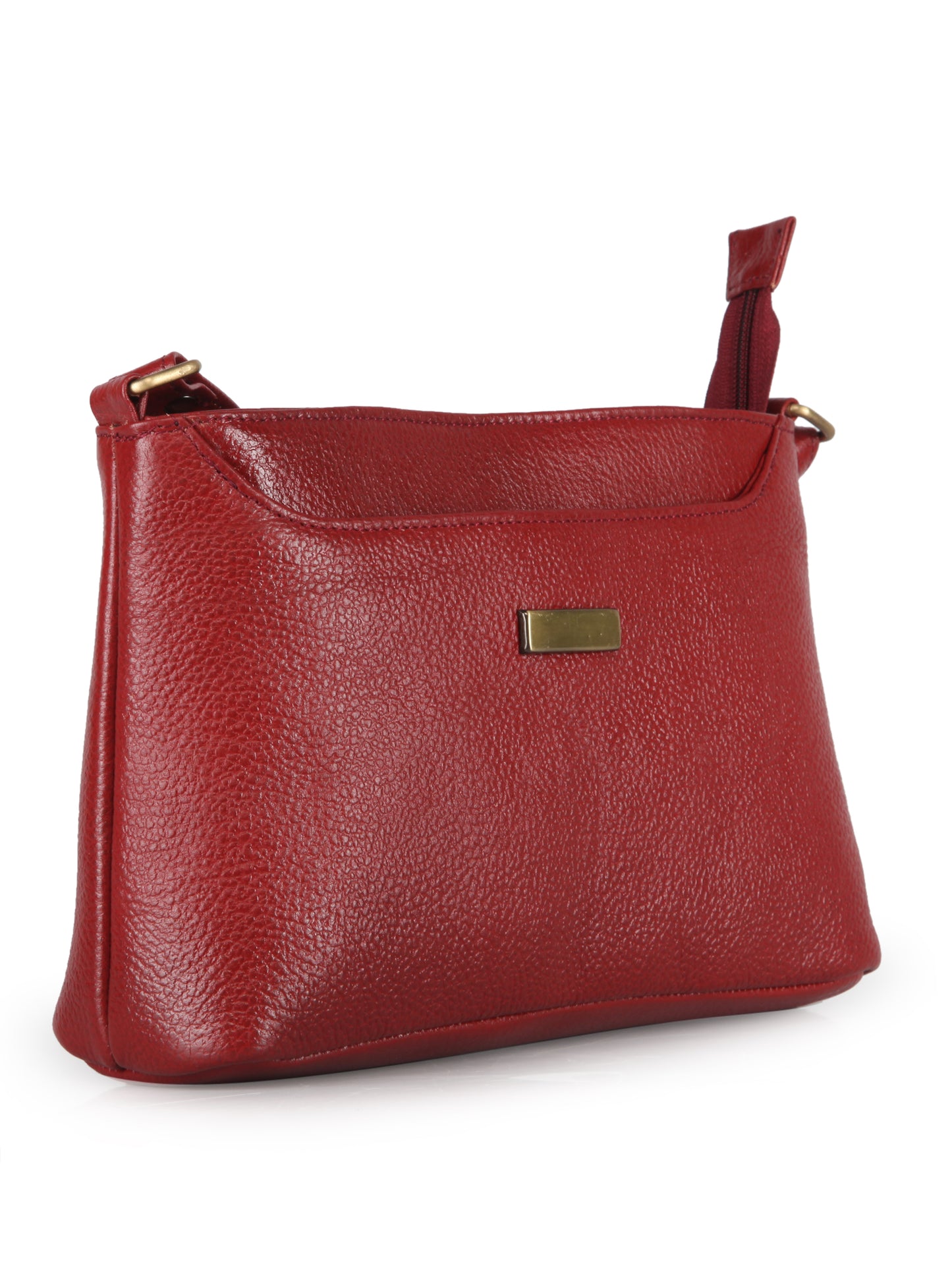 Women's Leather Handbag With Sling Strap