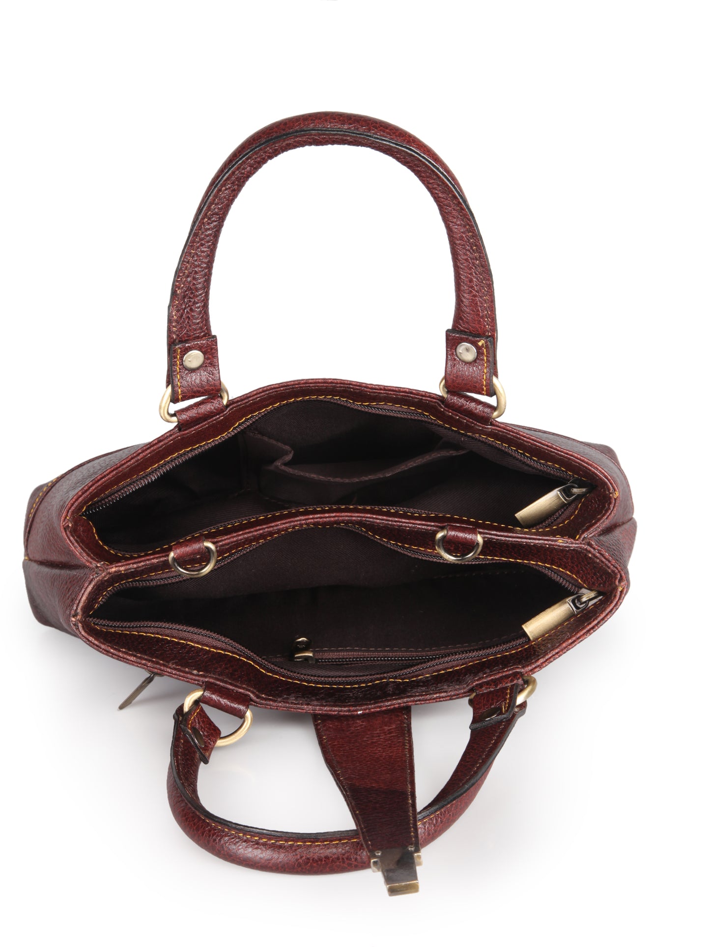 Women's Leather Handbag With Sling Strap