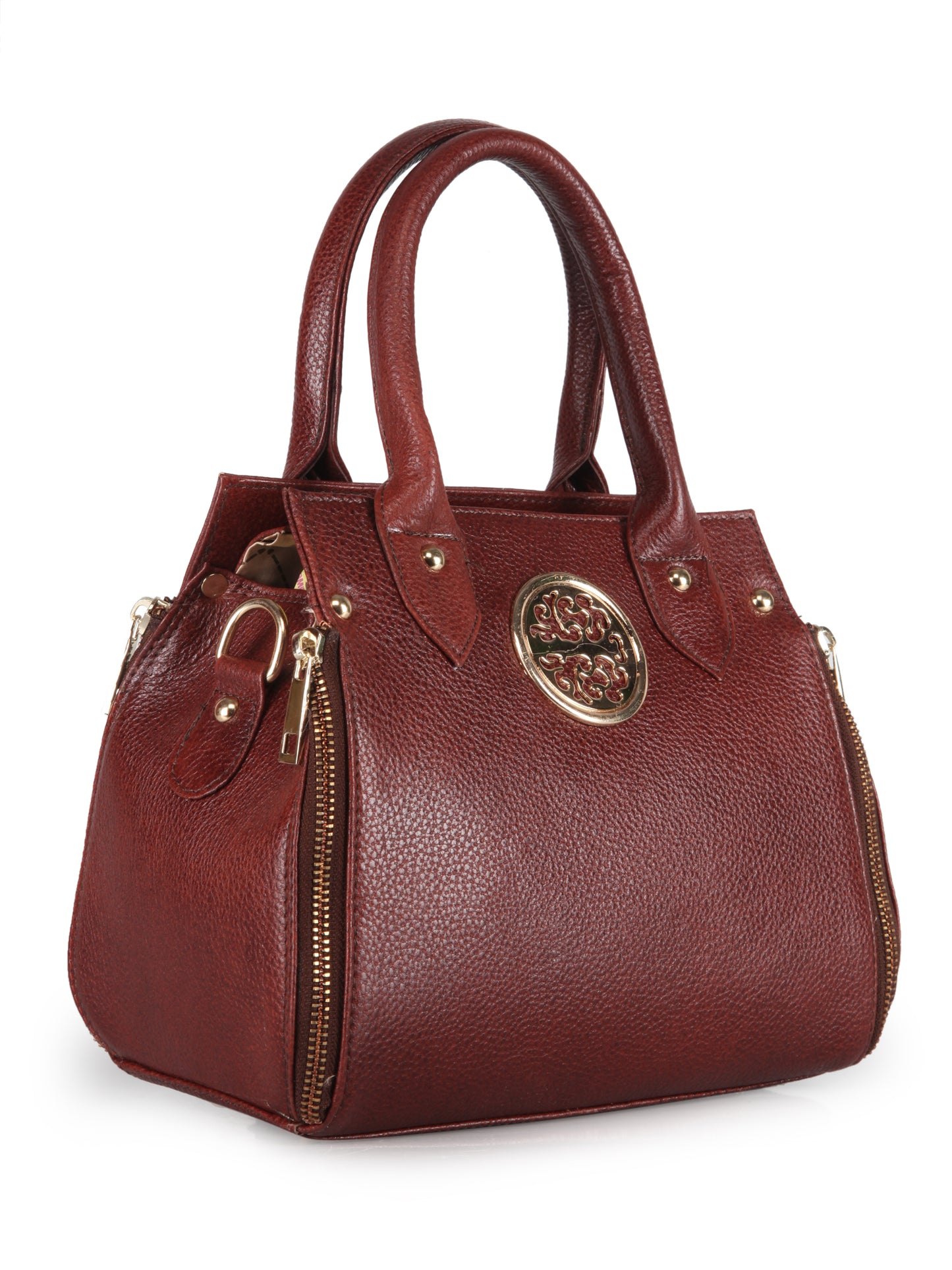 Women's Leather Handbag With Sling Strap