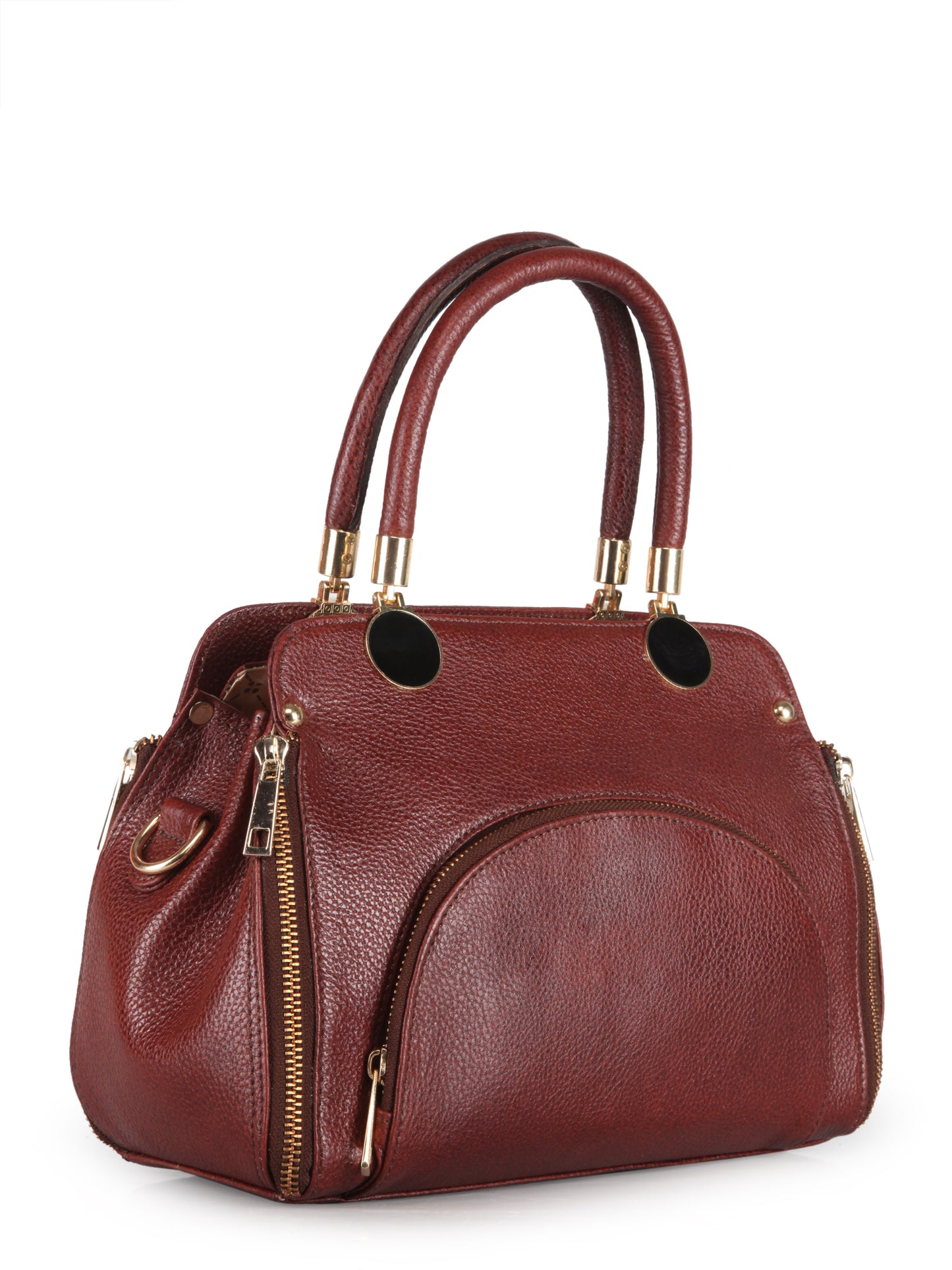 Women's Leather Handbag With Sling Strap