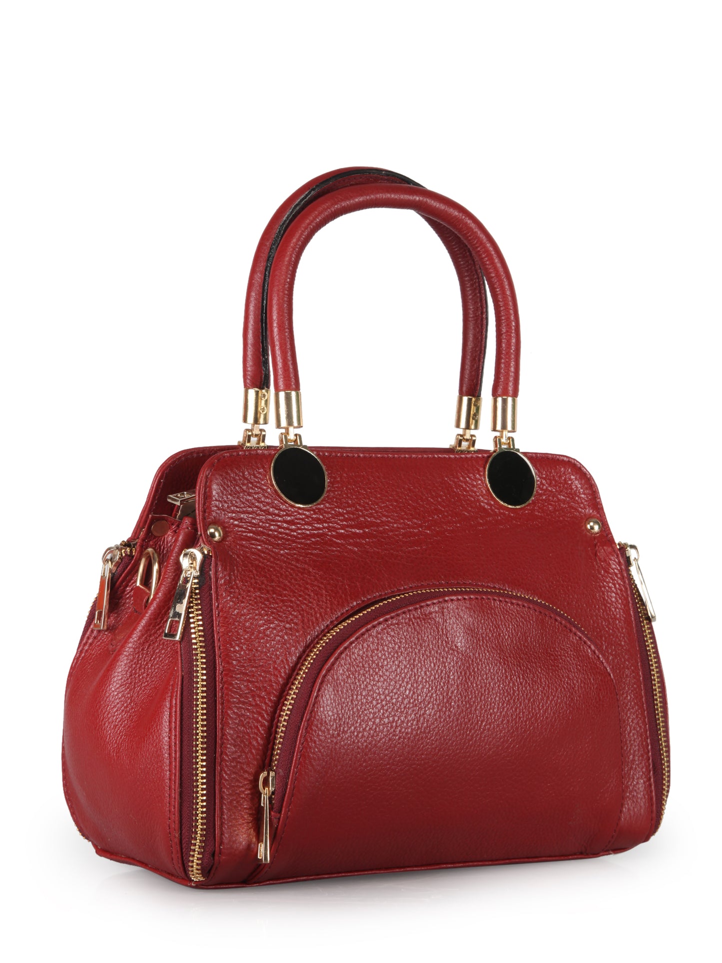 Women's Leather Handbag With Sling Strap