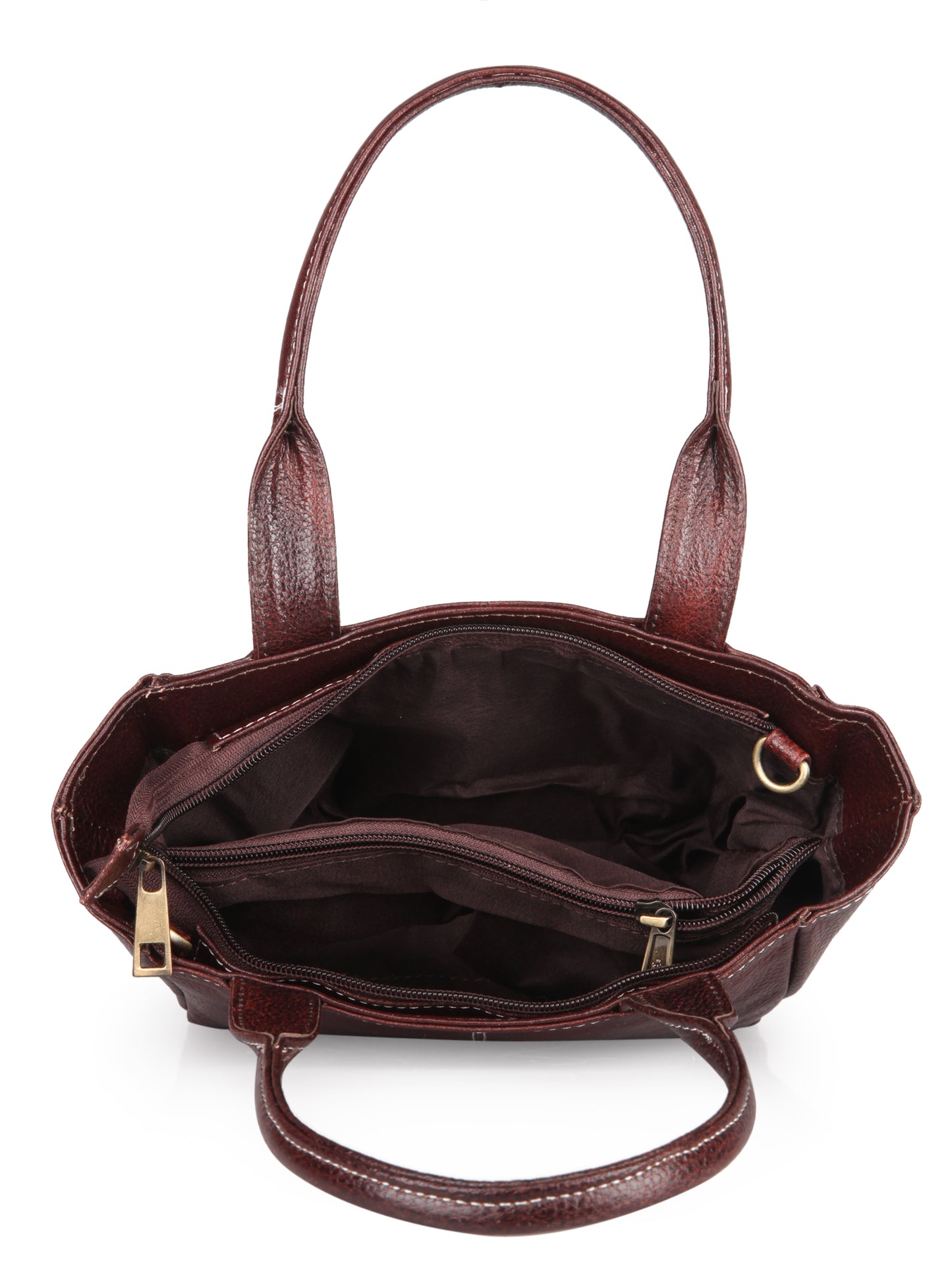 Women's Leather Handbag With Sling Strap