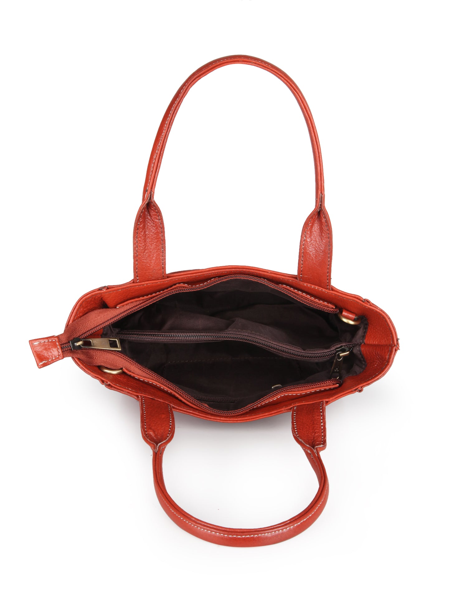 Women's Leather Handbag With Sling Strap