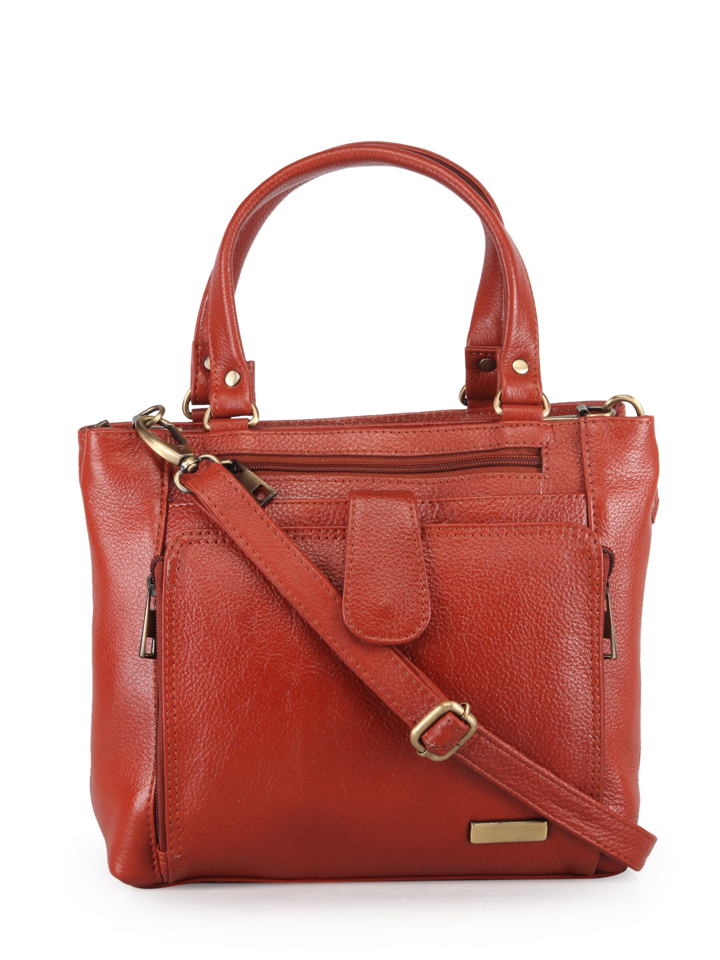 Women's Leather Handbag with Sling strap