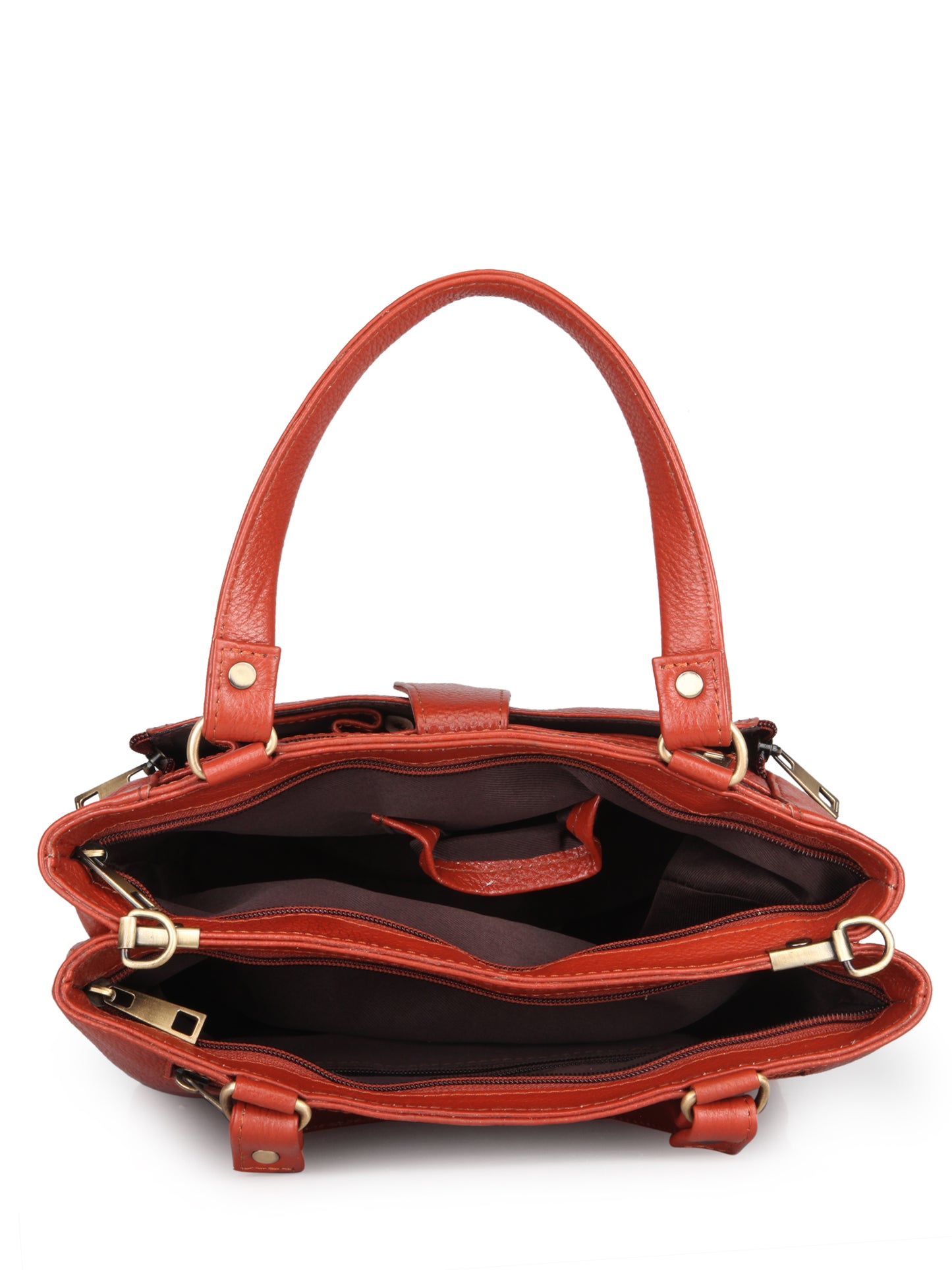 Women's Leather Handbag With Sling Strap